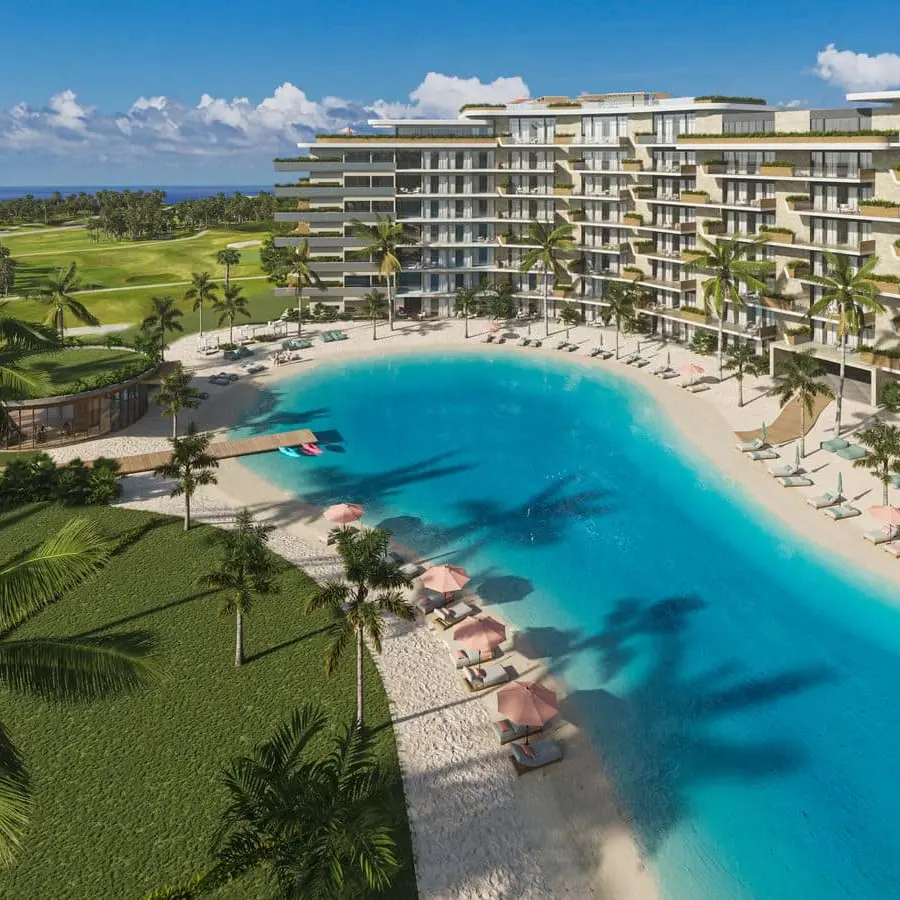 Apartamentos de Lujo frente a Laguna Cristalina de 15,000 m² en Cap Cana